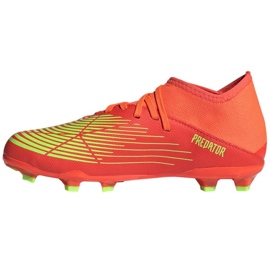 Adidas Predator Edge.3 Fg Jr GW0980 futballcipő piros narancs és vörös 1 Adidas Predator Edge.3 Fg Jr GW0980 futballcipő piros narancs és vörös 1
