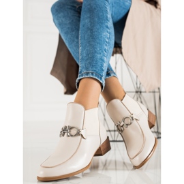 W. Potocki Elegáns Slip-on Potocki csizma bézs 1