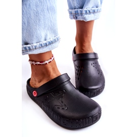 Női könnyű papucs Kroks Big Star II275001 fekete 4