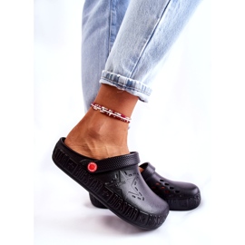 Női könnyű papucs Kroks Big Star II275001 fekete 1