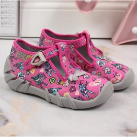 Lány papucs rózsaszín Befado zárással 1