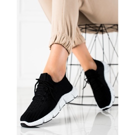 SHELOVET Fekete sportcipők 1