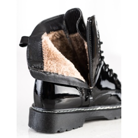 SHELOVET Divatos fekete csizma 1