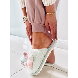 PA1 Női papucs Pearl Mint zöld rózsaszín 2