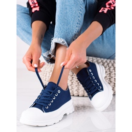 SHELOVET Női sötétkék tornacipő 1