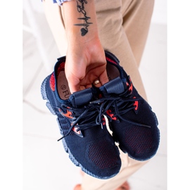 SHELOVET Könnyű sportcipő piros sötétkék 1