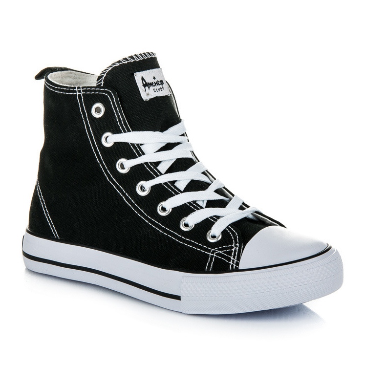 American Club Női tornacipő boka felett fekete 1