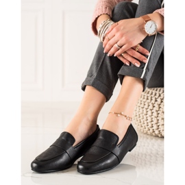 La.Fi Klasszikus fekete cipő 1