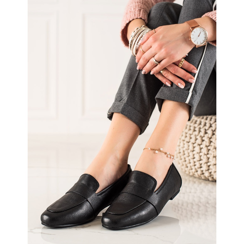 La.Fi Klasszikus fekete cipő 1