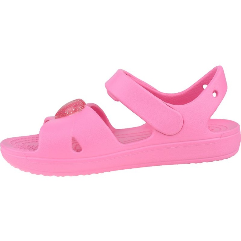 Crocs Classic Cross-Strap szandál K 206245-669 fekete rózsaszín 1