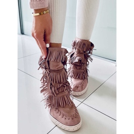 BM Peggy Pink velúr rojtos tornacipő rózsaszín 2