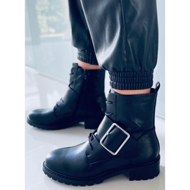 BM Billy Black fűzős csizma fekete 2