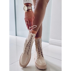 BM Csizma rugalmas Cass Beige felsőrésszel bézs 2