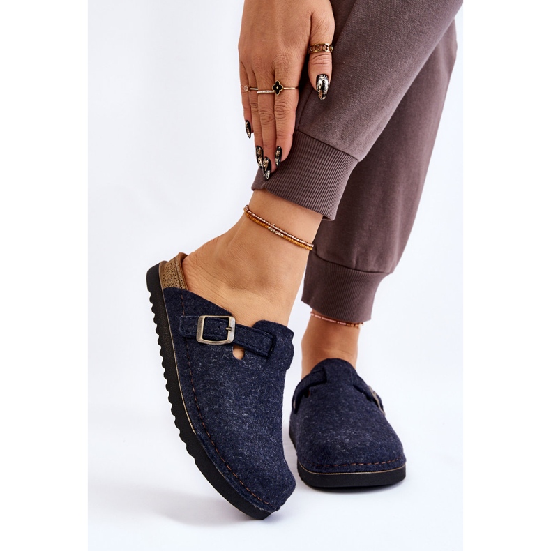 Női megelőző papucs Inblu DJ-07-041 sötétkék 1