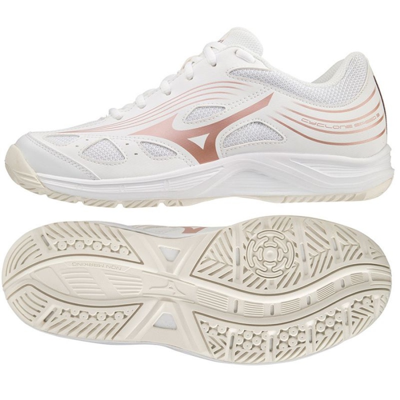 Mizuno Cyclone Speed 3 W V1GC218036 röplabda cipő fehér fehér 1 Mizuno Cyclone Speed 3 W V1GC218036 röplabda cipő fehér fehér 1