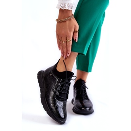 Vinceza Női könnyű felbújós tornacipő fekete Soroco 1