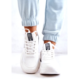 Divatos tornacipő sportcipő Big Star JJ274596 fehér sötétkék 4