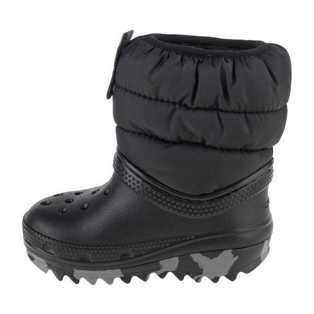 Crocs Classic Neo Puff Boot Toddler 207683-001 cipő fekete 1