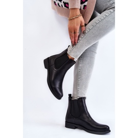 PG1 Fekete Astate bőr Jodhpur csizma 2