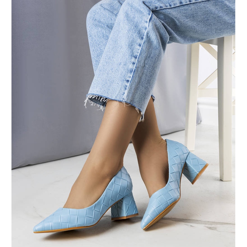 BM Kék sarkú pumpák a Migne-től 1 BM Kék sarkú pumpák a Migne-től 1