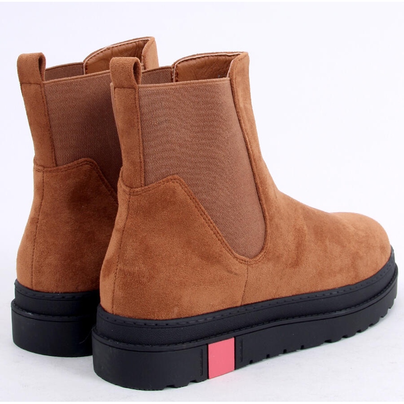 Chelsea csizma magas talpú tevén NS139P Camel barna 2 Chelsea csizma magas talpú tevén NS139P Camel barna 2