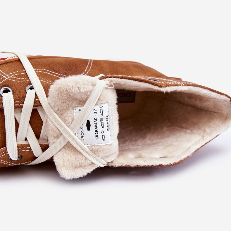 Női magas cipők Cross Jeans KK2R4043C Camel barna 1