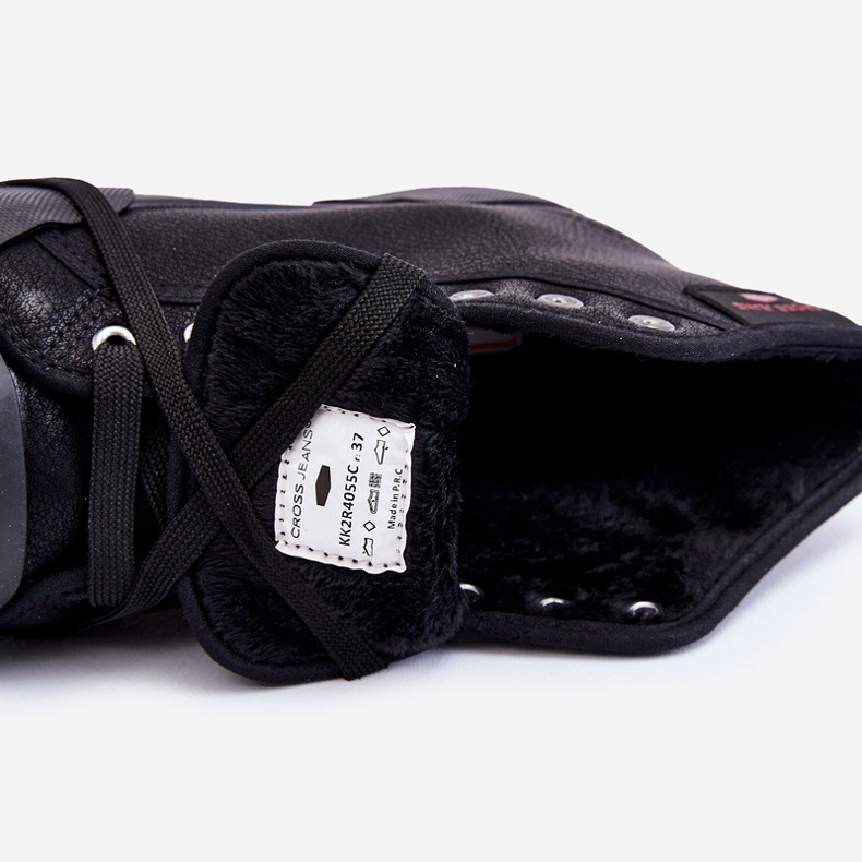 Női High Sneakers Cross Jeans KK2R4055C Fekete 1