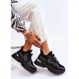 BM Női zokni bebújós sportcipő Fekete Berna 1