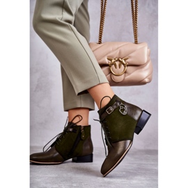 Női bőrcsizma Maciejka 5743A-09 zöld 1 Női bőrcsizma Maciejka 5743A-09 zöld 1