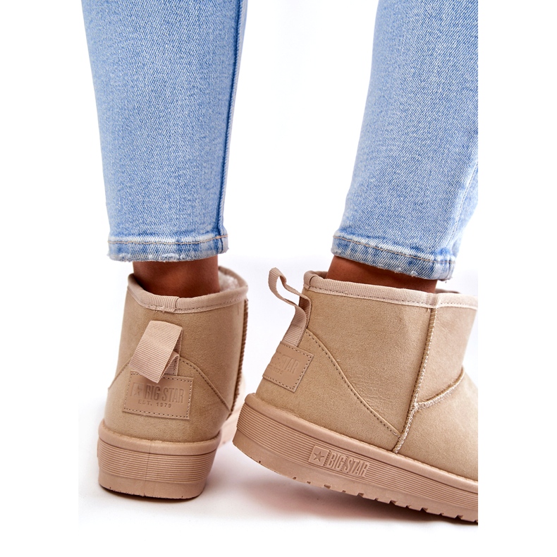 Női hőszigetelt hócsizma Big Star KK274290 Bézs 2