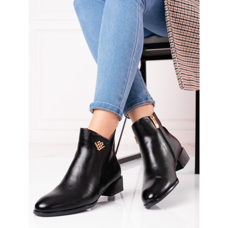 W. Potocki Lapos sarkú Potocki női csizma fekete 1