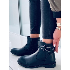 BM Dustin Black női csizma fekete 2