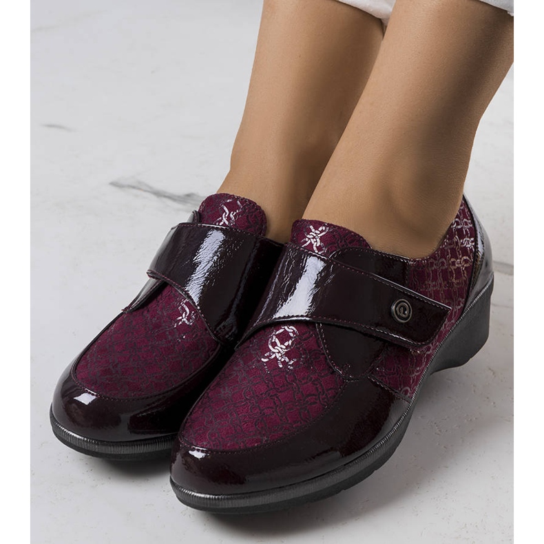 BM Maroon brogues a Drancytől piros 1