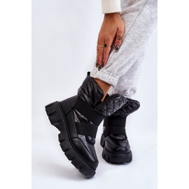 Női csizma Melegítő Fekete Feritos 1