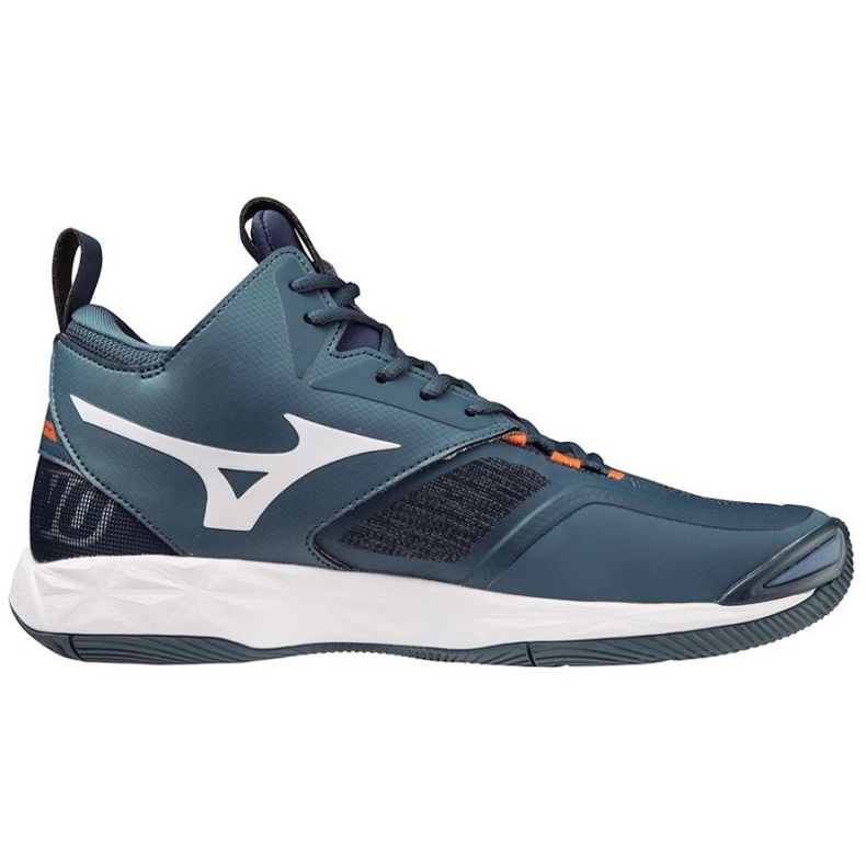 Mizuno Wave Momentum 2 Mid V1GA211721 röplabda cipő kék kék 1