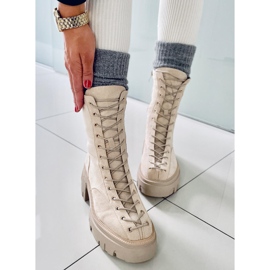 BM Wayne Beige női fűzős csizma bézs 2 BM Wayne Beige női fűzős csizma bézs 2