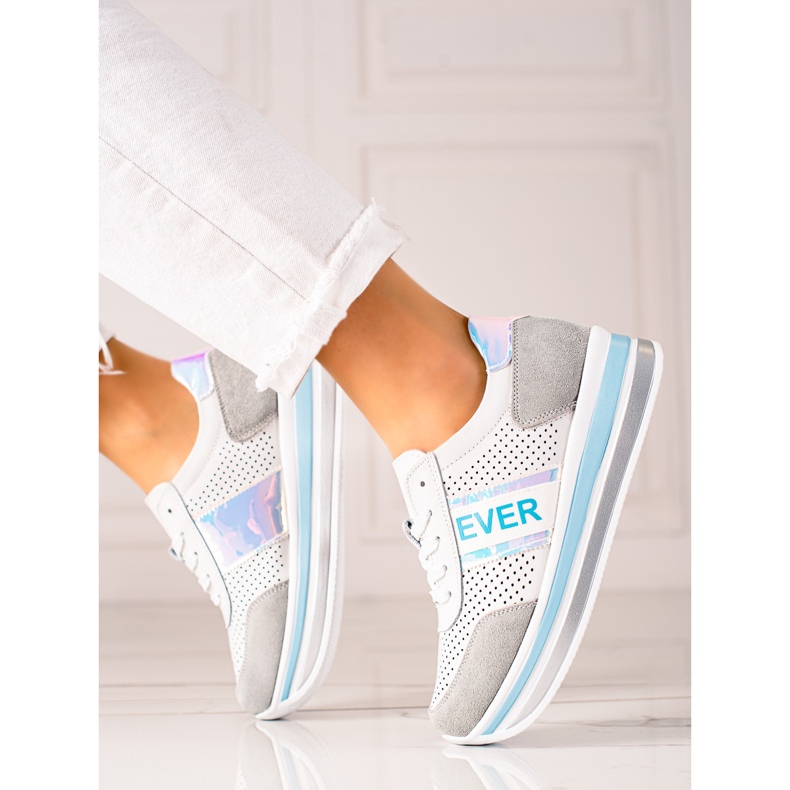 Filippo Ever Bőr Sportcipő fehér 2