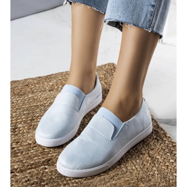 PA1 Kék öko-velúr tornacipő a Jamaltól 1