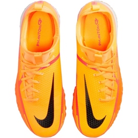 Nike Phantom GT2 Academy Df Tf Jr DC0818 808 focicipő narancssárga narancs és vörös 1