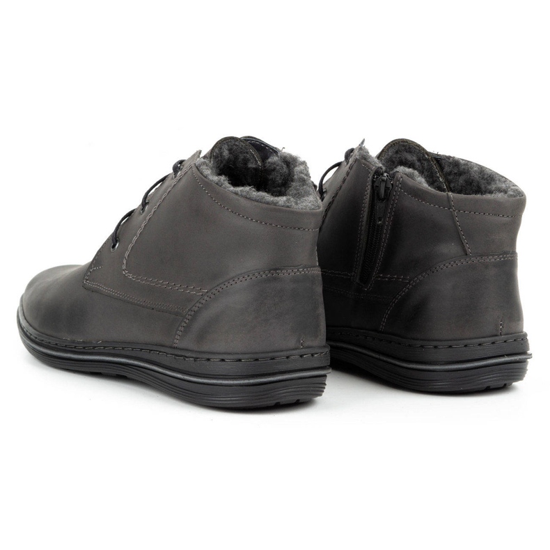 Polbut 339 szürke férfi téli csizma 4