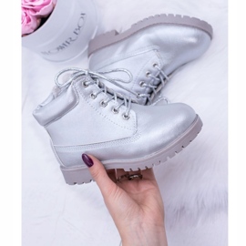 PA1 Gyermek ezüst szigetelésű csapdák Dexter csizma 4