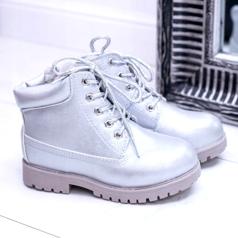 PA1 Gyermek ezüst szigetelésű csapdák Dexter csizma 3