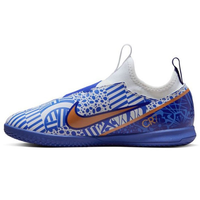 Nike Zoom Mercurial Vapor 15 Academy CR7 Ic Jr DV8189 182 futballcipő kék kék 1