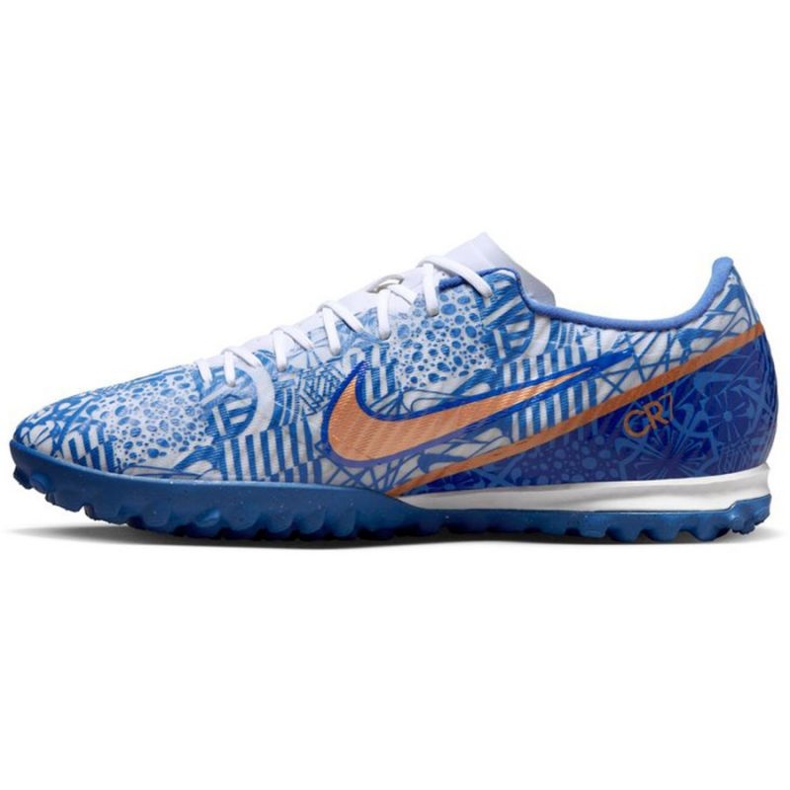 Nike Zoom Mercurial Vapor 15 Academy CR7 Tf M DQ5319 182 futballcipő kék kék 1 Nike Zoom Mercurial Vapor 15 Academy CR7 Tf M DQ5319 182 futballcipő kék kék 1