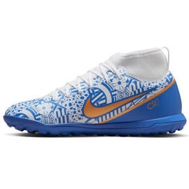 Nike Zoom Mercurial Superfly 9 CR7 Tf Jr DQ5330 182 futballcipő sokszínű kék 1 Nike Zoom Mercurial Superfly 9 CR7 Tf Jr DQ5330 182 futballcipő sokszínű kék 1