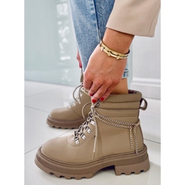 PA1 Hudson Apricot Trapper csizma bézs 1