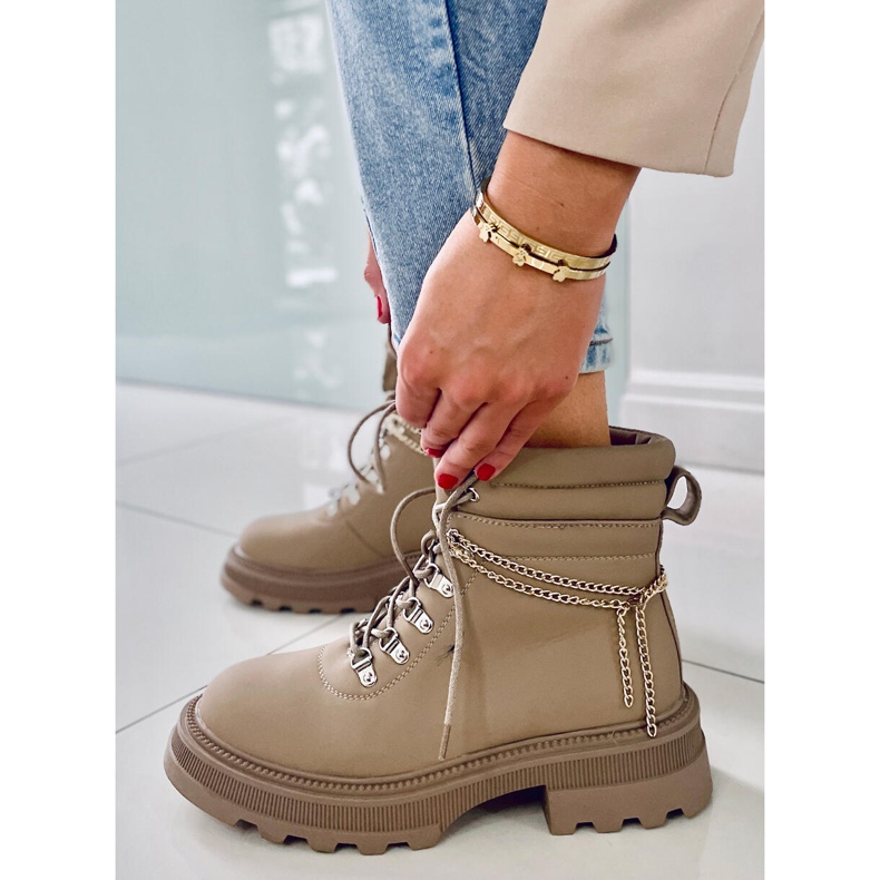 PA1 Hudson Apricot Trapper csizma bézs 1