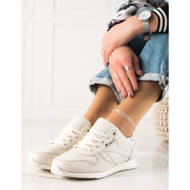 TRENDI Klasszikus sportcipő bézs 1