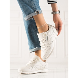 TRENDI Klasszikus sportcipő bézs 2