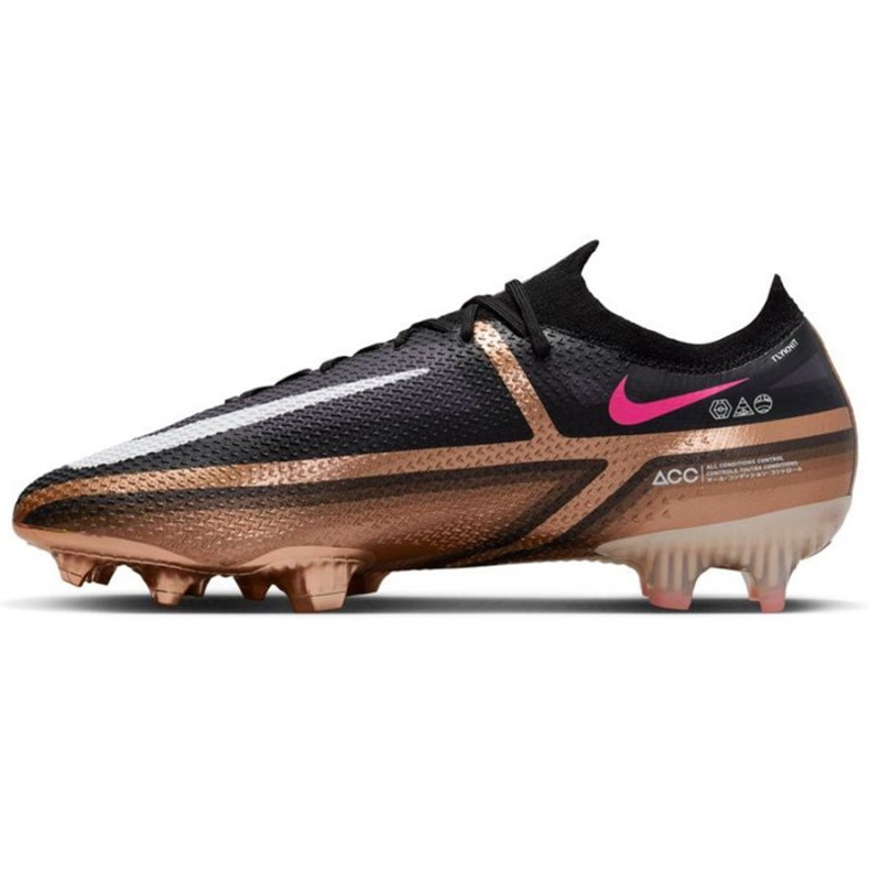Nike Phantom GT2 Elite Qatar Fg M DR5954 810 futballcipő barna fekete bézs és barna 1